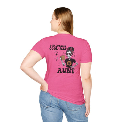 Cool Aunt Club T-Shirt — "Someone's Cool-Ass Aunt" Graphic Tee