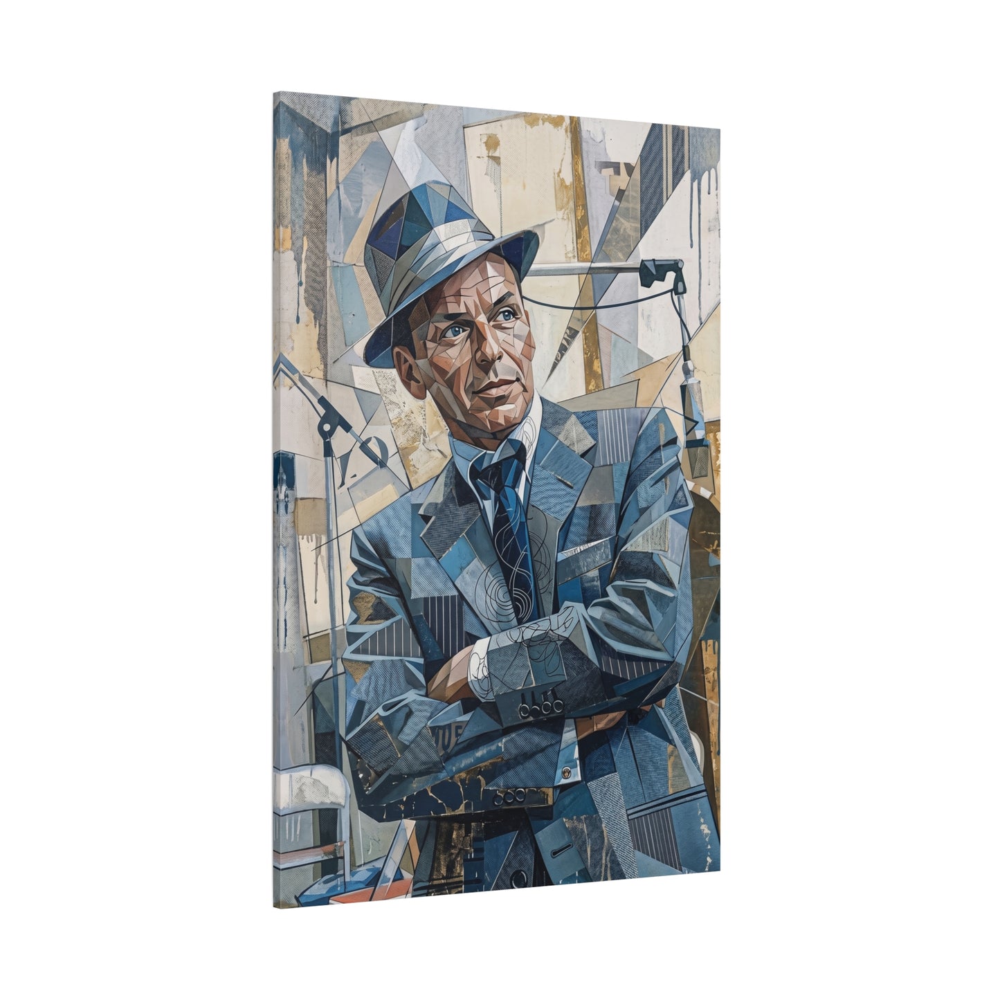 G.O.A.T Basketball Portrait Matte Canvas Wall Art, Stretched 1.25"