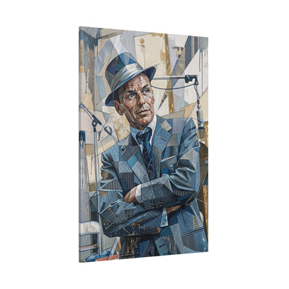 G.O.A.T Basketball Portrait Matte Canvas Wall Art, Stretched 1.25"