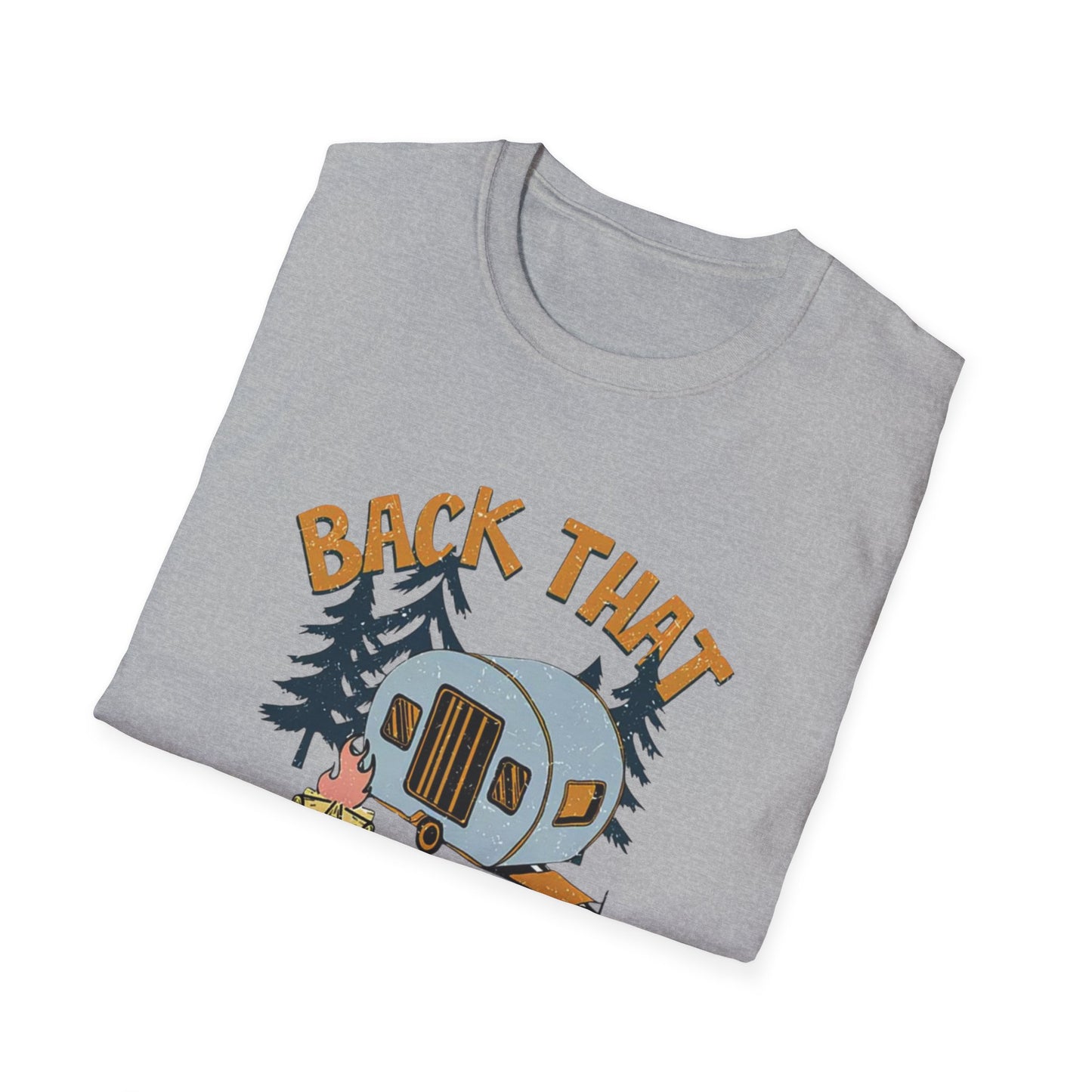 RV Camping T-Shirt — "Back That Thing Up" Retro Camper Graphic Tee