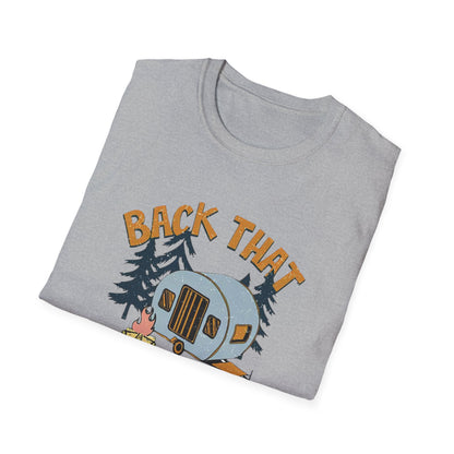 RV Camping T-Shirt — "Back That Thing Up" Retro Camper Graphic Tee