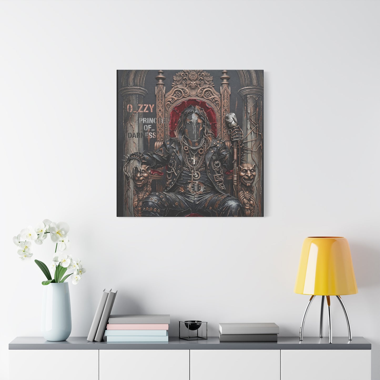 Prince Of Darkness Canvas Art — Matte Stretched Canvas Print