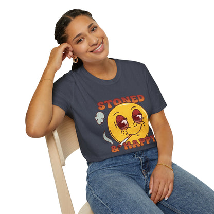 Stoned & Happy Smiley T-Shirt