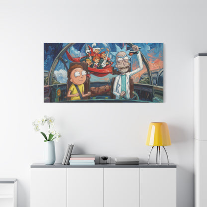 Ricks World 3 Abstract Canvas Wall Art — Matte Stretched 1.25"