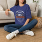 Camping T-Shirt — "Morning Wood" Tent & Pine Tree Outdoor Graphic Tee