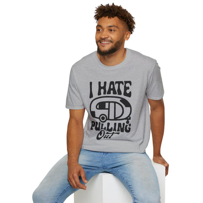 T-Shirt — “I Hate Pulling Out” Camper Graphic Tee