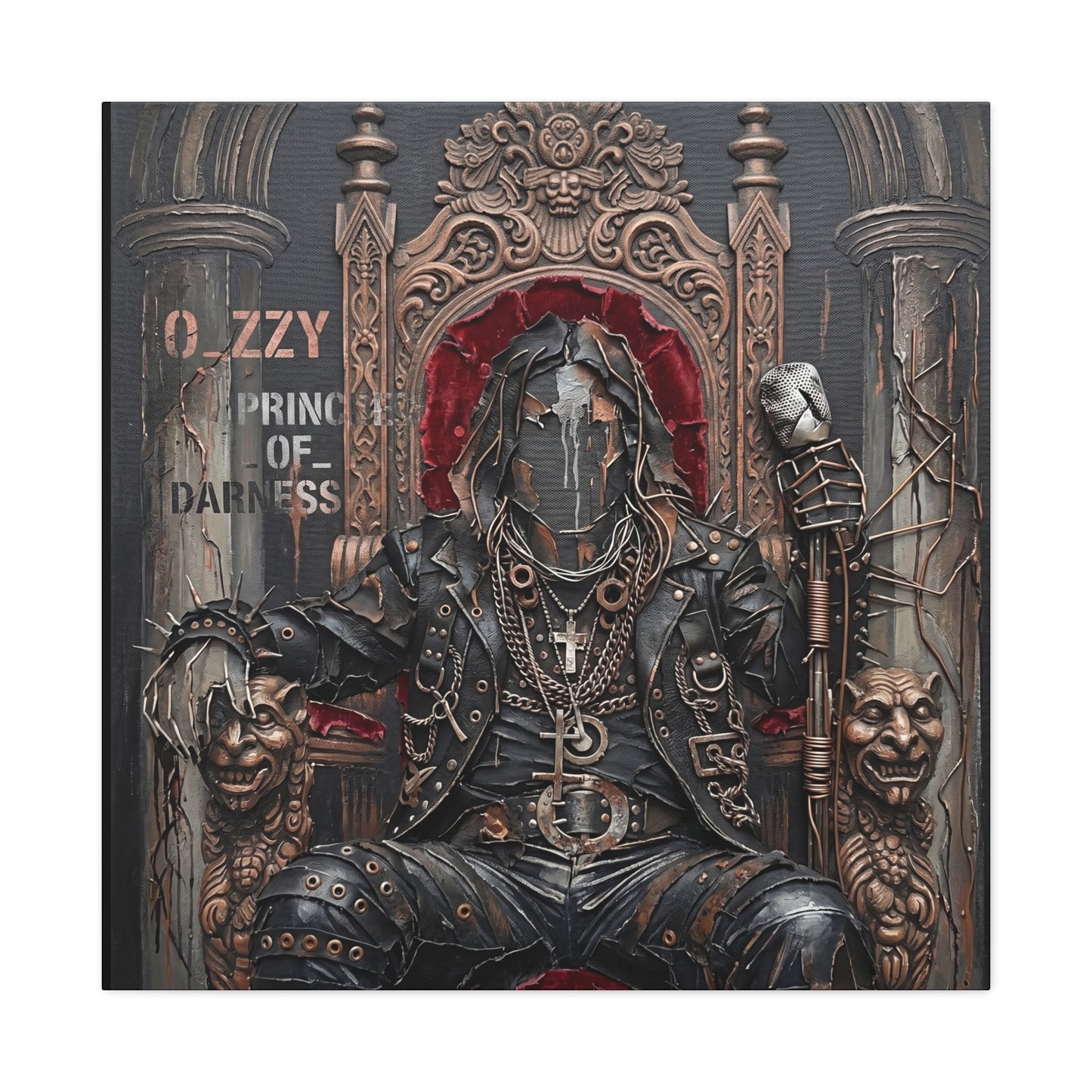 Prince Of Darkness Canvas Art — Matte Stretched Canvas Print