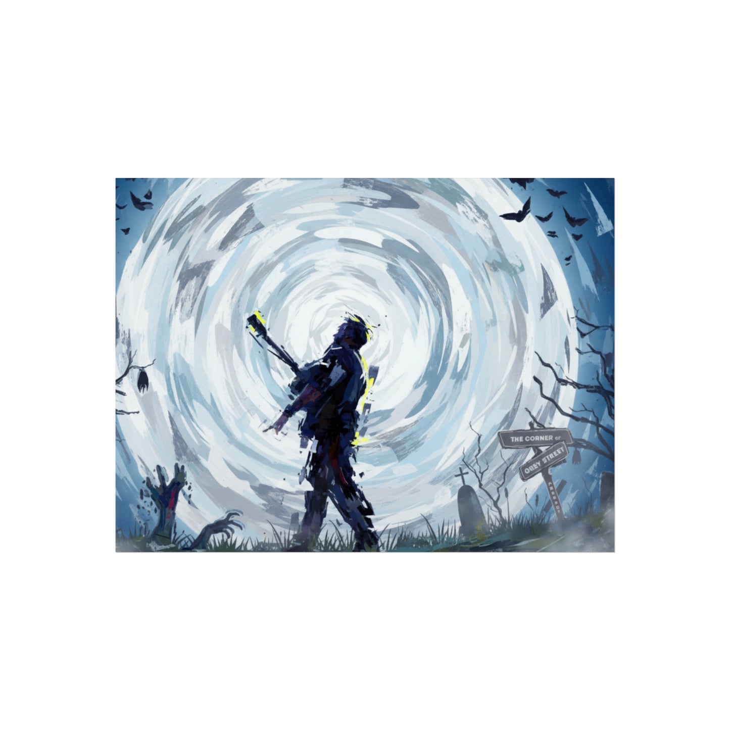 DMB Halloween Fine Art Poster Print — Rock Apocalypse Wall Art