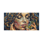 Martini Muse Canvas Wall Art — Contemporary Woman Drinking Cocktail