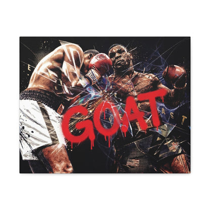 G.O.A.T. Boxer Canvas Wall Art Print