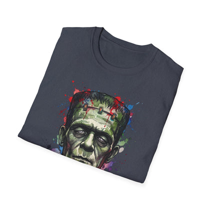 Frankenstein Watercolor Portrait T-Shirt
