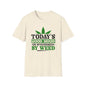 T-Shirt — "Today's Good Mood Is Sponsored by Weed" Cannabis Graphic Tee