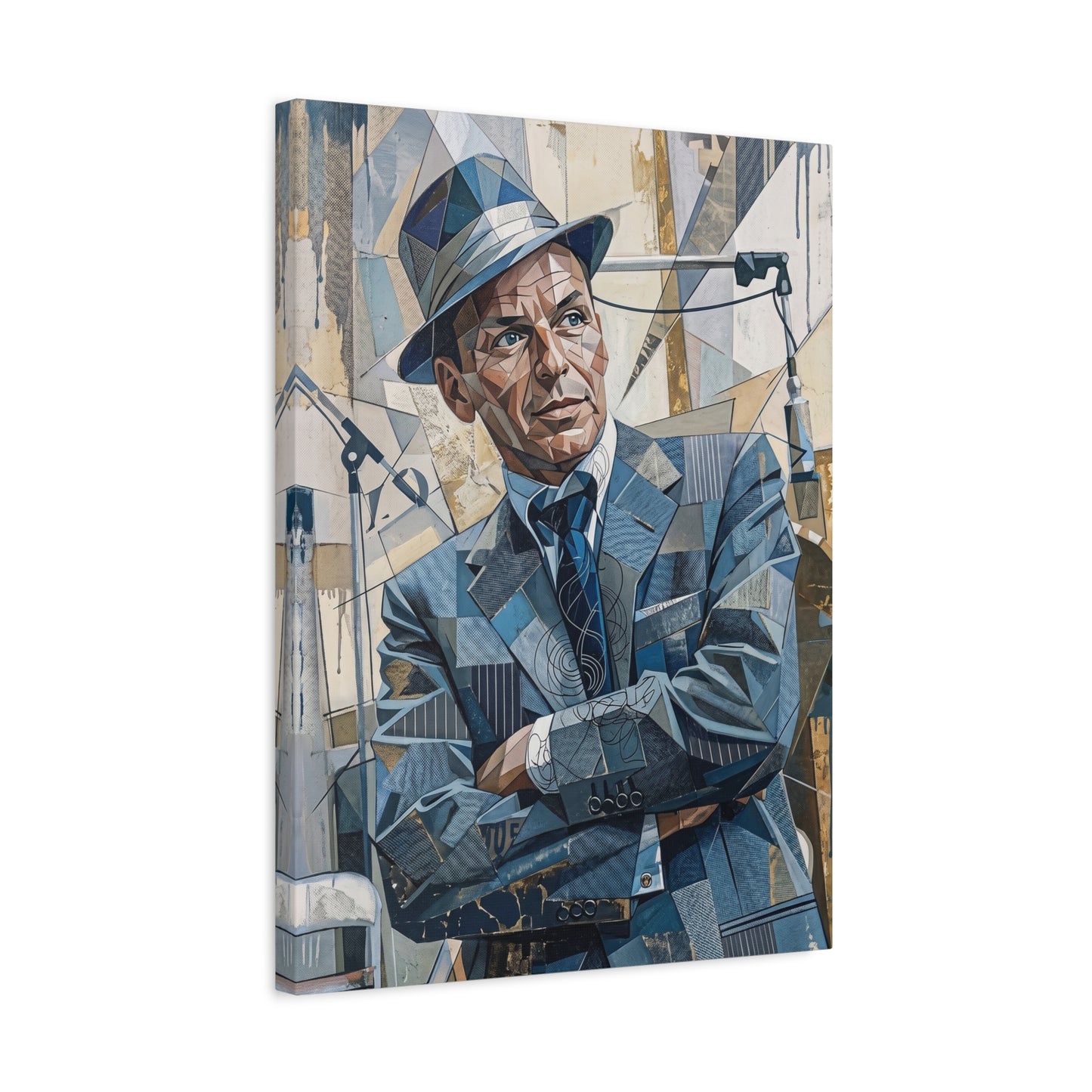 G.O.A.T Basketball Portrait Matte Canvas Wall Art, Stretched 1.25"
