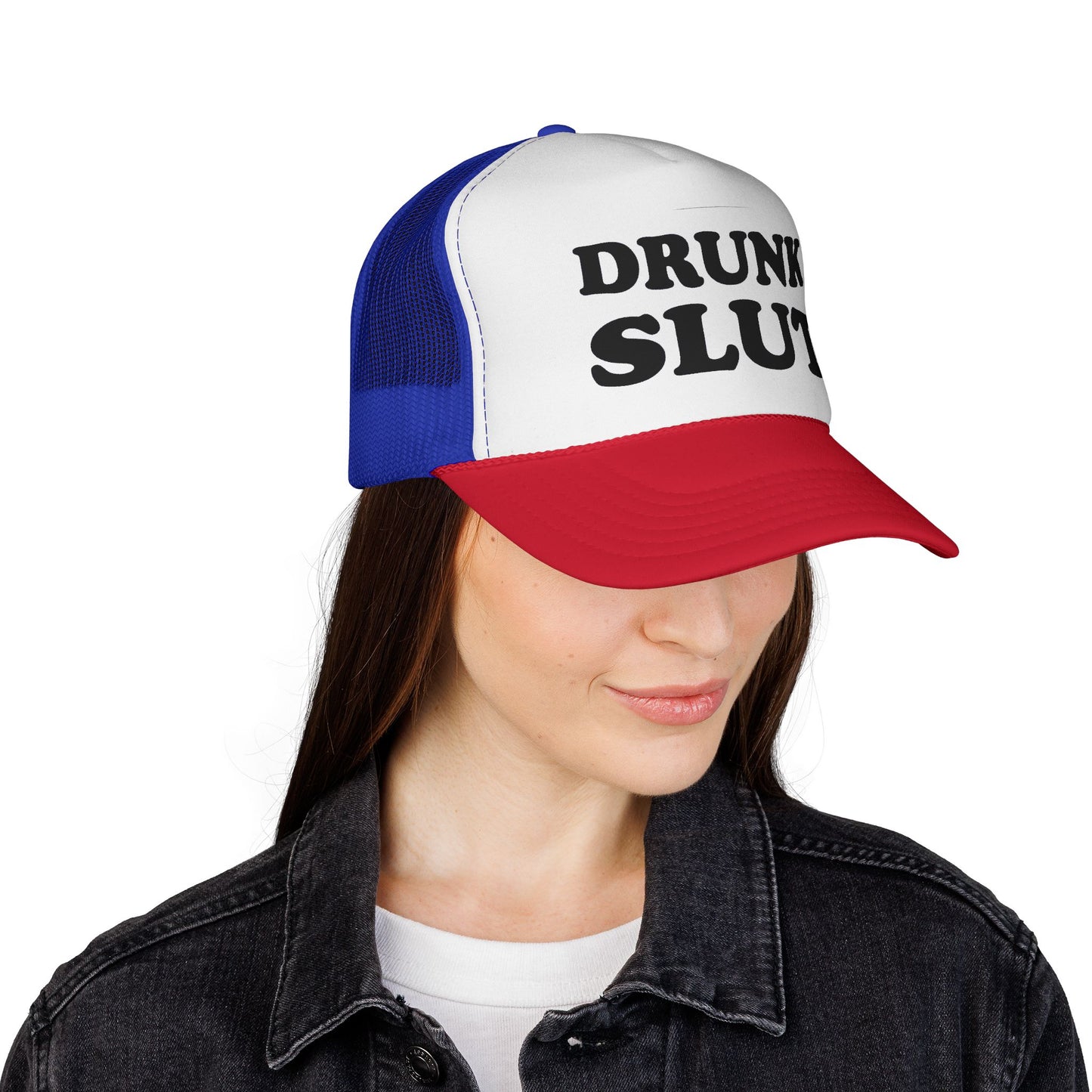 Trucker Cap — "Drunk Slut" Party Mesh Hat