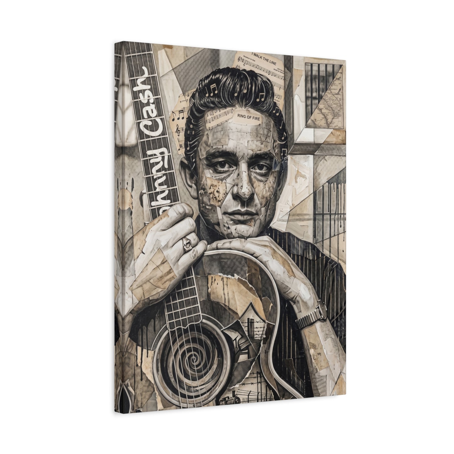 Jerry Portrait Matte Canvas Wall Art, Stretched 1.25"