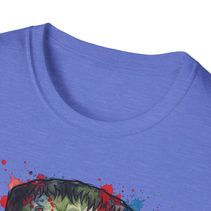 Frankenstein Watercolor Portrait T-Shirt