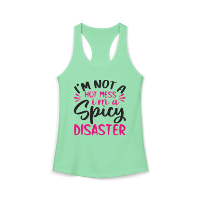 Women's Ideal "Hot Mess" Racerback Tank