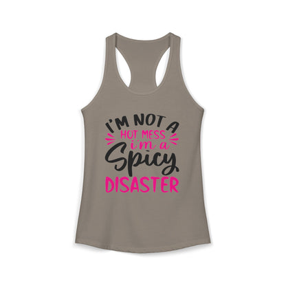 Women's Ideal "Hot Mess" Racerback Tank