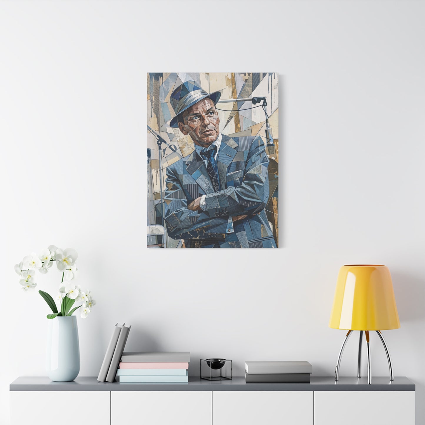 G.O.A.T Basketball Portrait Matte Canvas Wall Art, Stretched 1.25"
