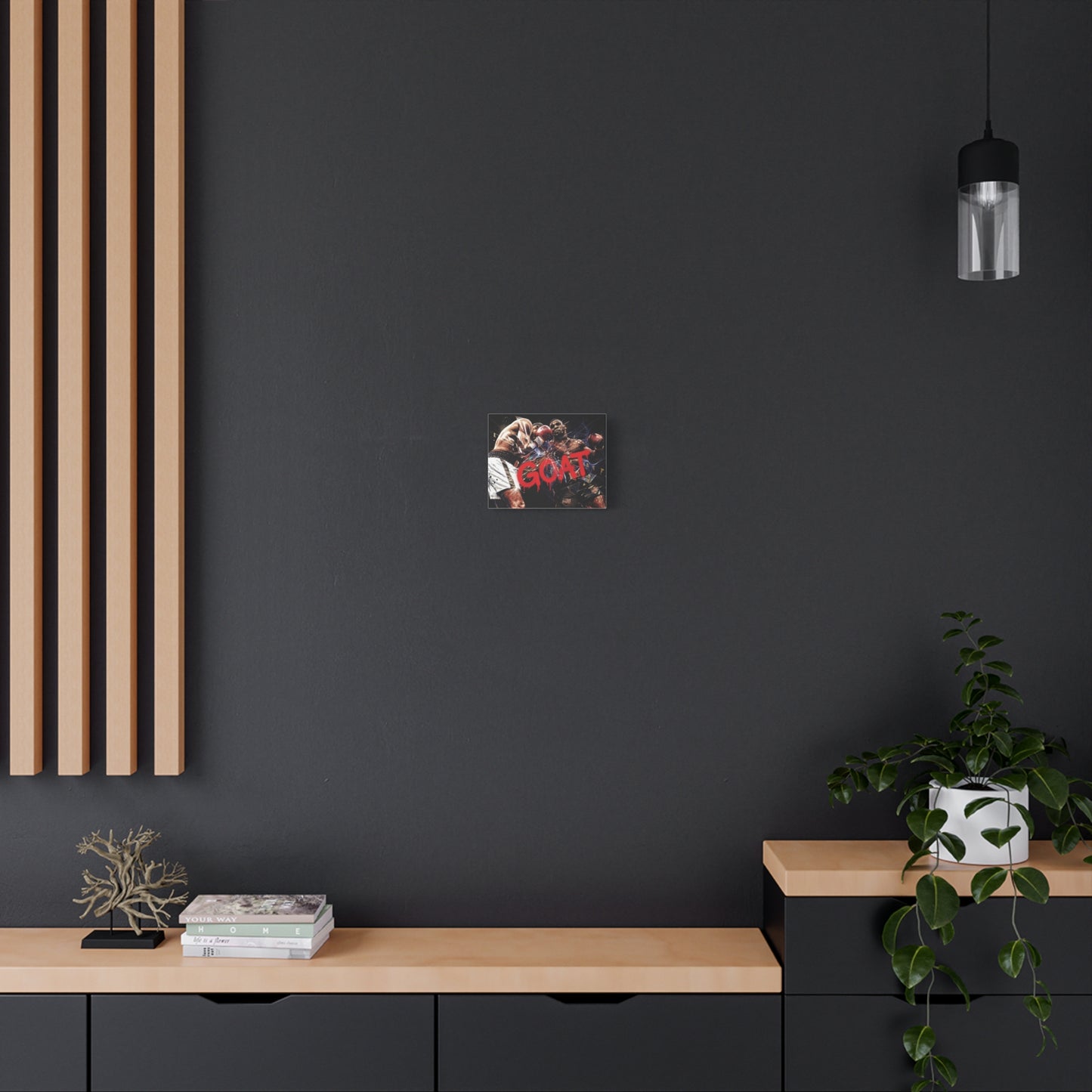 G.O.A.T. Boxer Canvas Wall Art Print