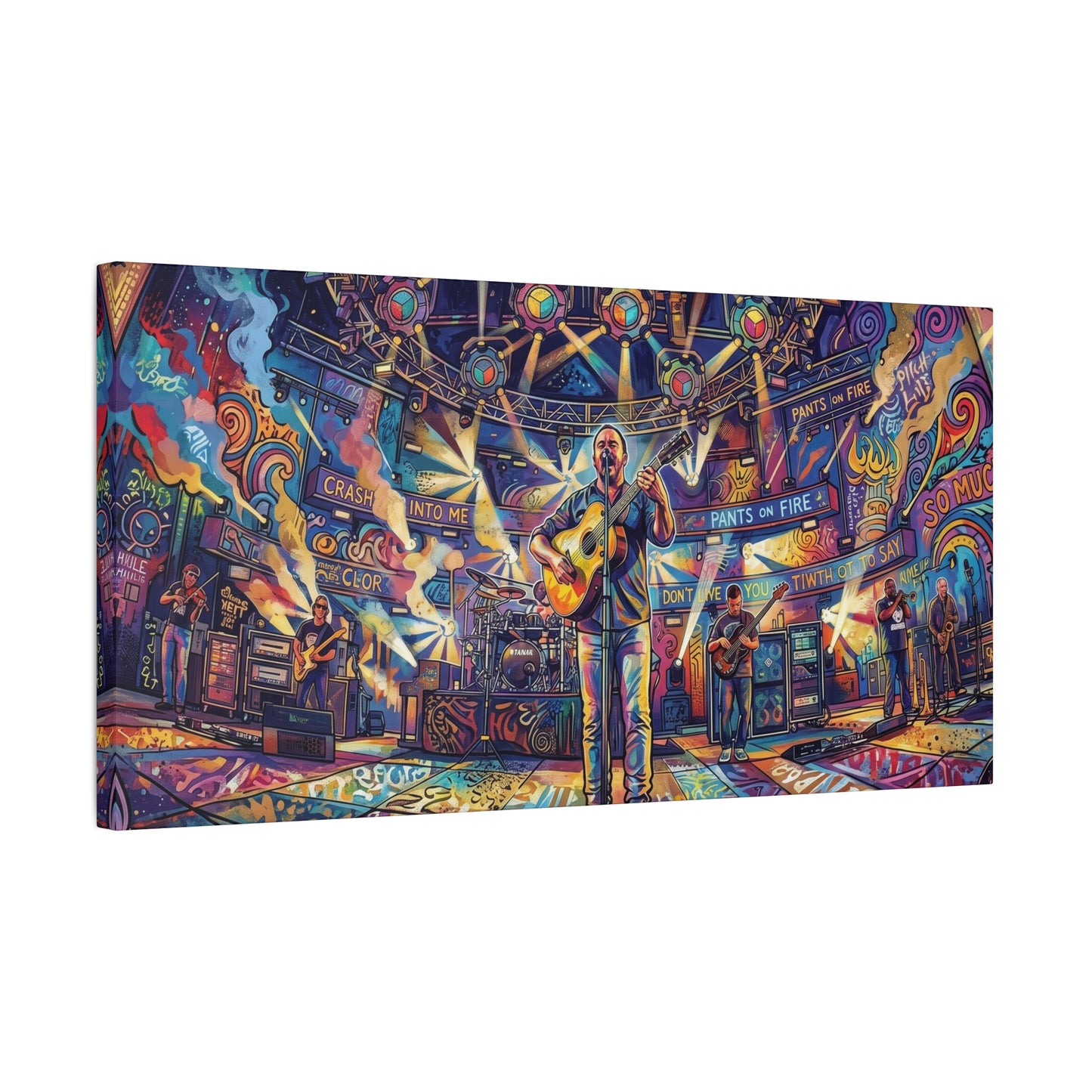 DMB "Dave" Concert Canvas Art — Matte Stretched Canvas Print