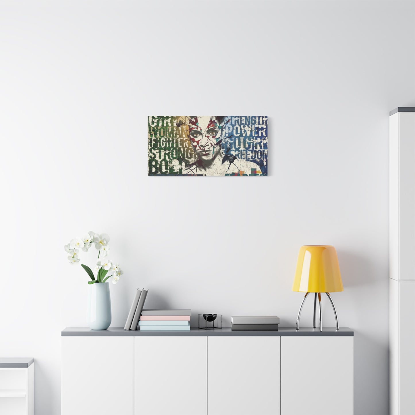 Wonder Woman Pop Art Canvas Print — Strength, Power, Freedom Wall Art