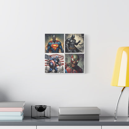 Zombie Heros Canvas Wall Art Print