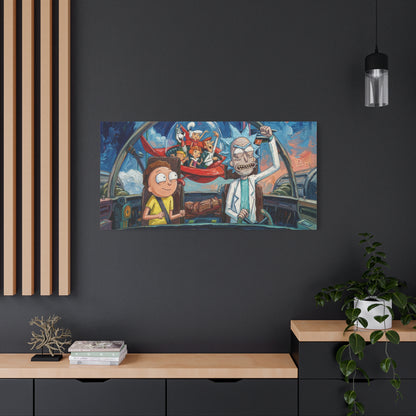 Ricks World 3 Abstract Canvas Wall Art — Matte Stretched 1.25"