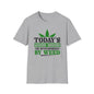 T-Shirt — "Today's Good Mood Is Sponsored by Weed" Cannabis Graphic Tee