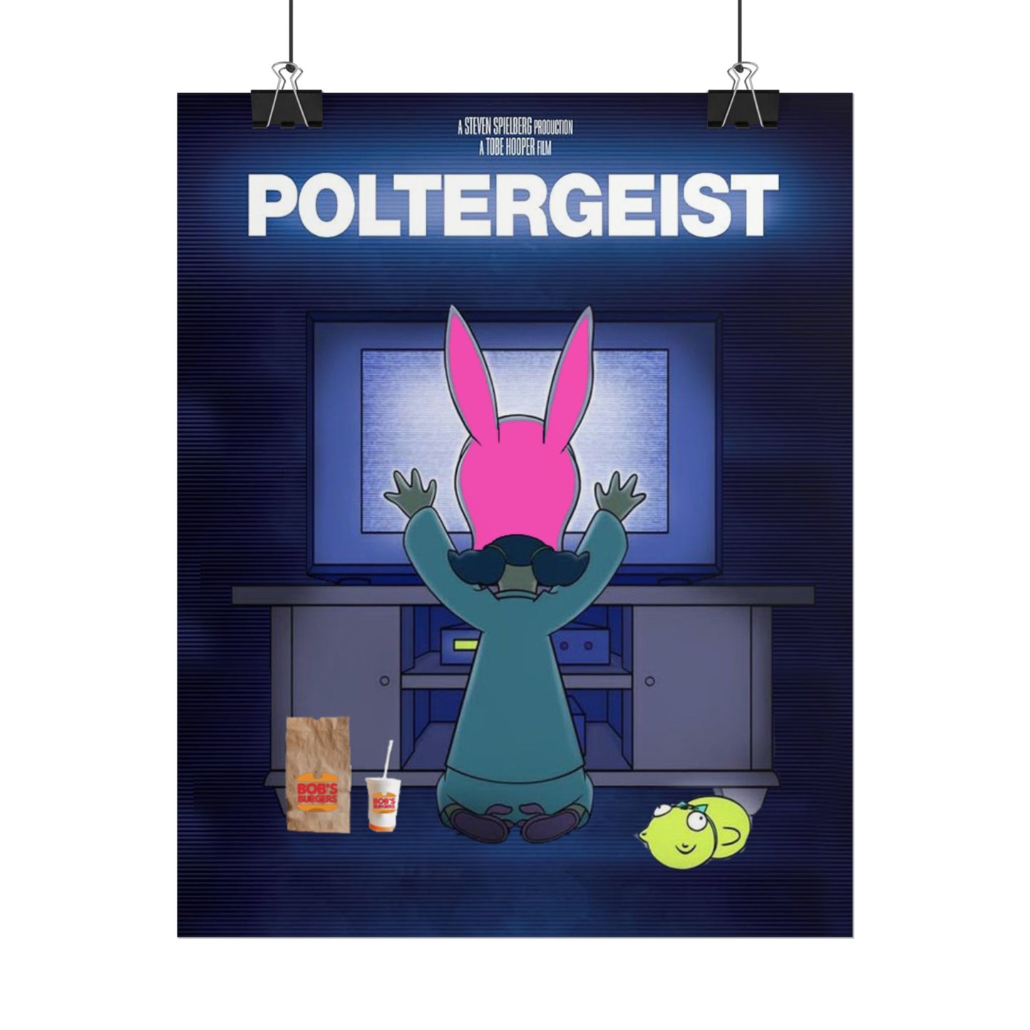 Poltergeist Burger Movie Poster - Rolled Horror Poster