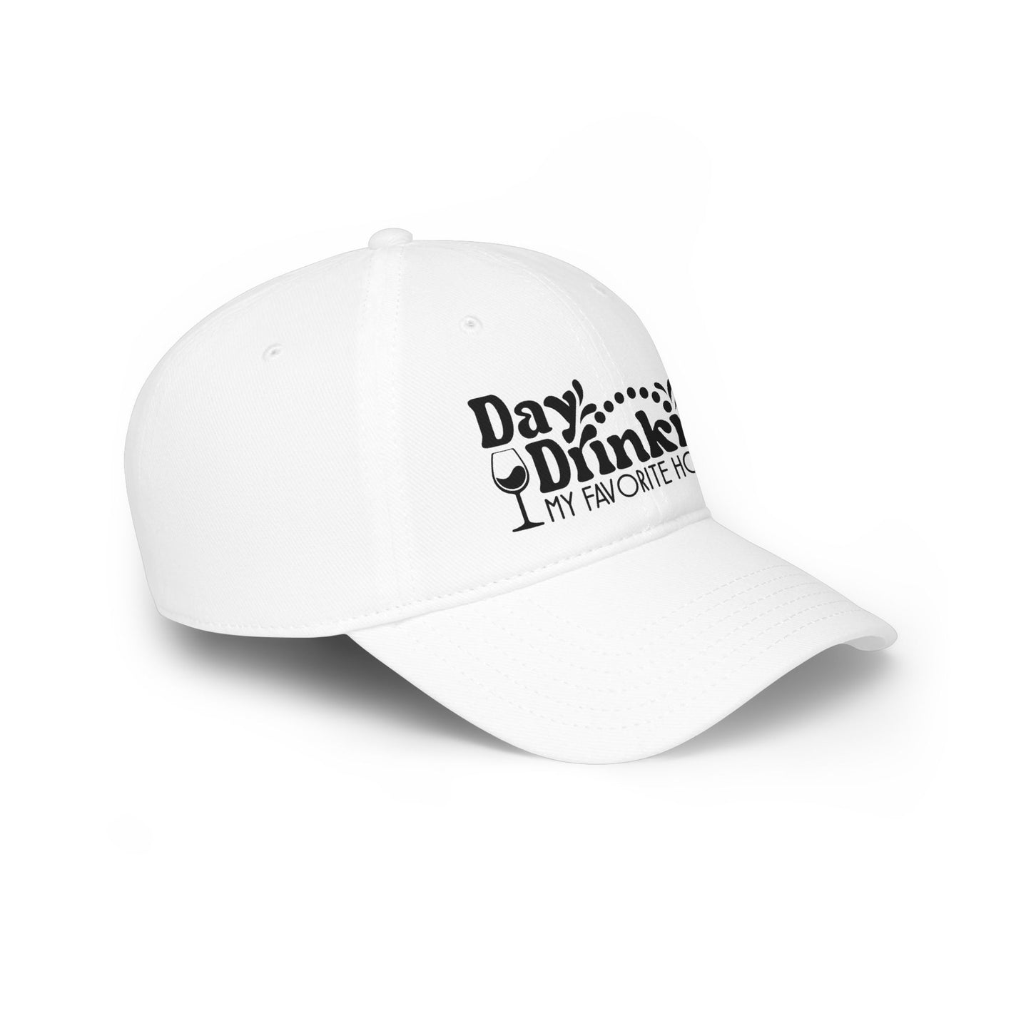 Baseball Cap — "Day Drinking My Favorite Hobby" Wine Lover Hat