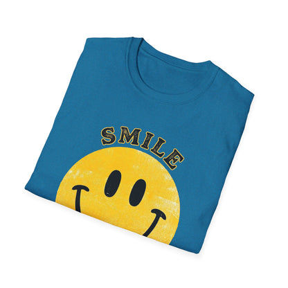 Wine Smile T-Shirt — "Smile I Found Wine" Retro Smiley Tee