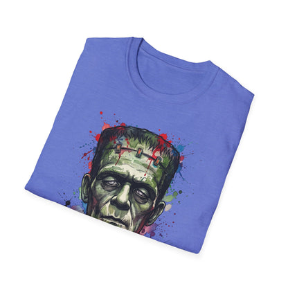 Frankenstein Watercolor Portrait T-Shirt