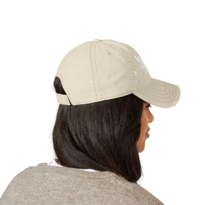 Day Drinking Squad Distressed Dad Hat — Embroidered Casual Baseball Cap
