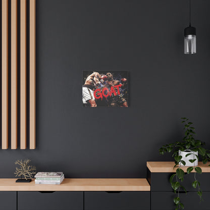 G.O.A.T. Boxer Canvas Wall Art Print
