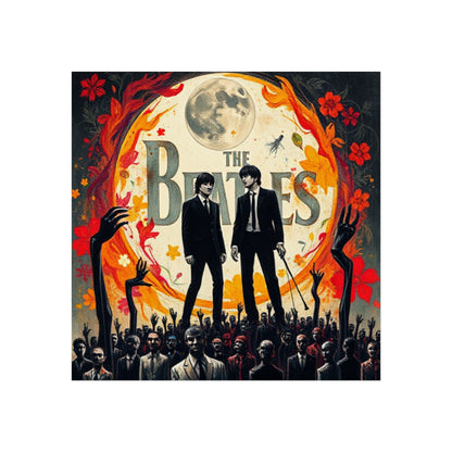 The Beatles Fine Art Poster – Retro Psychedelic Band Print