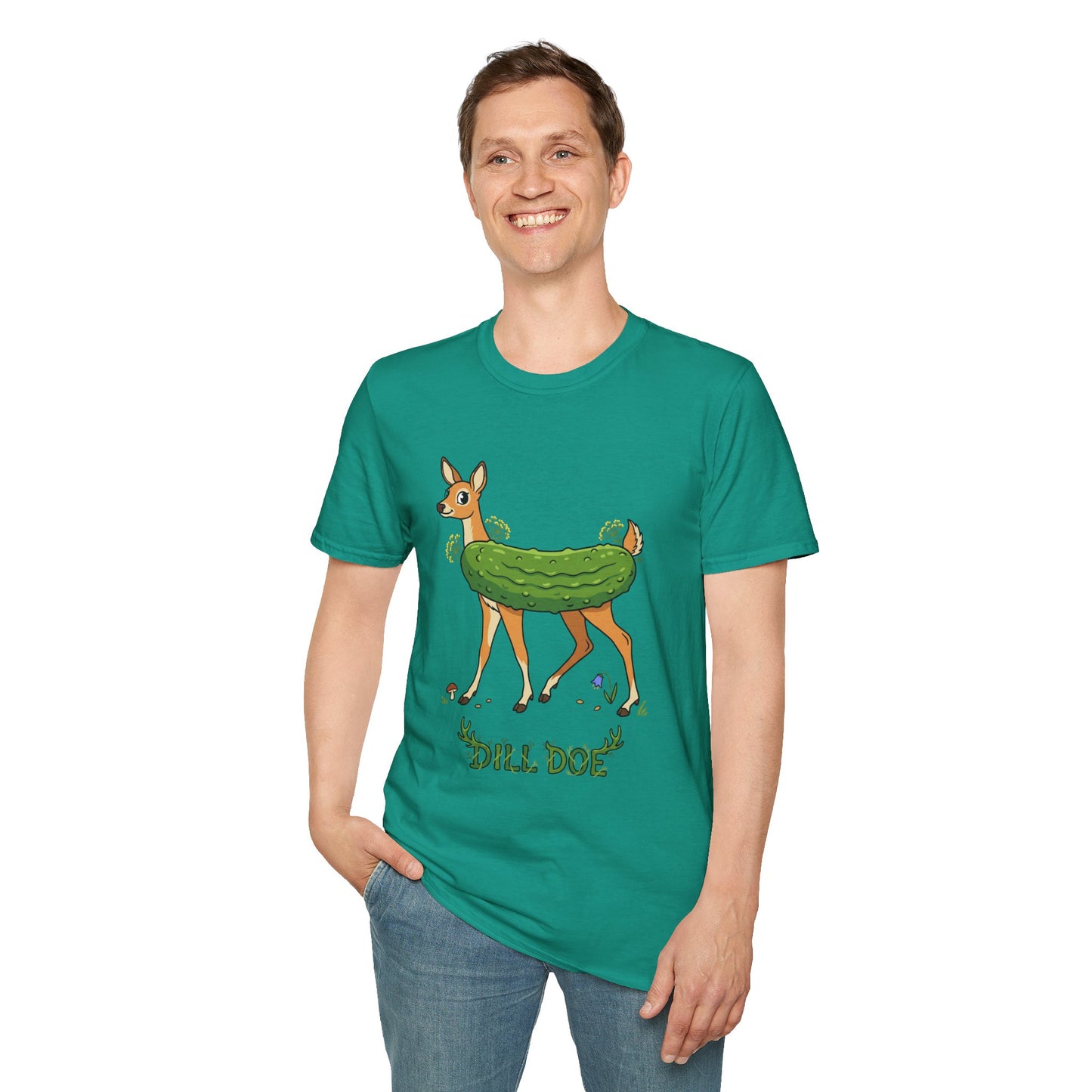 Dill Doe T-Shirt — Cute Pickle Deer Graphic Tee