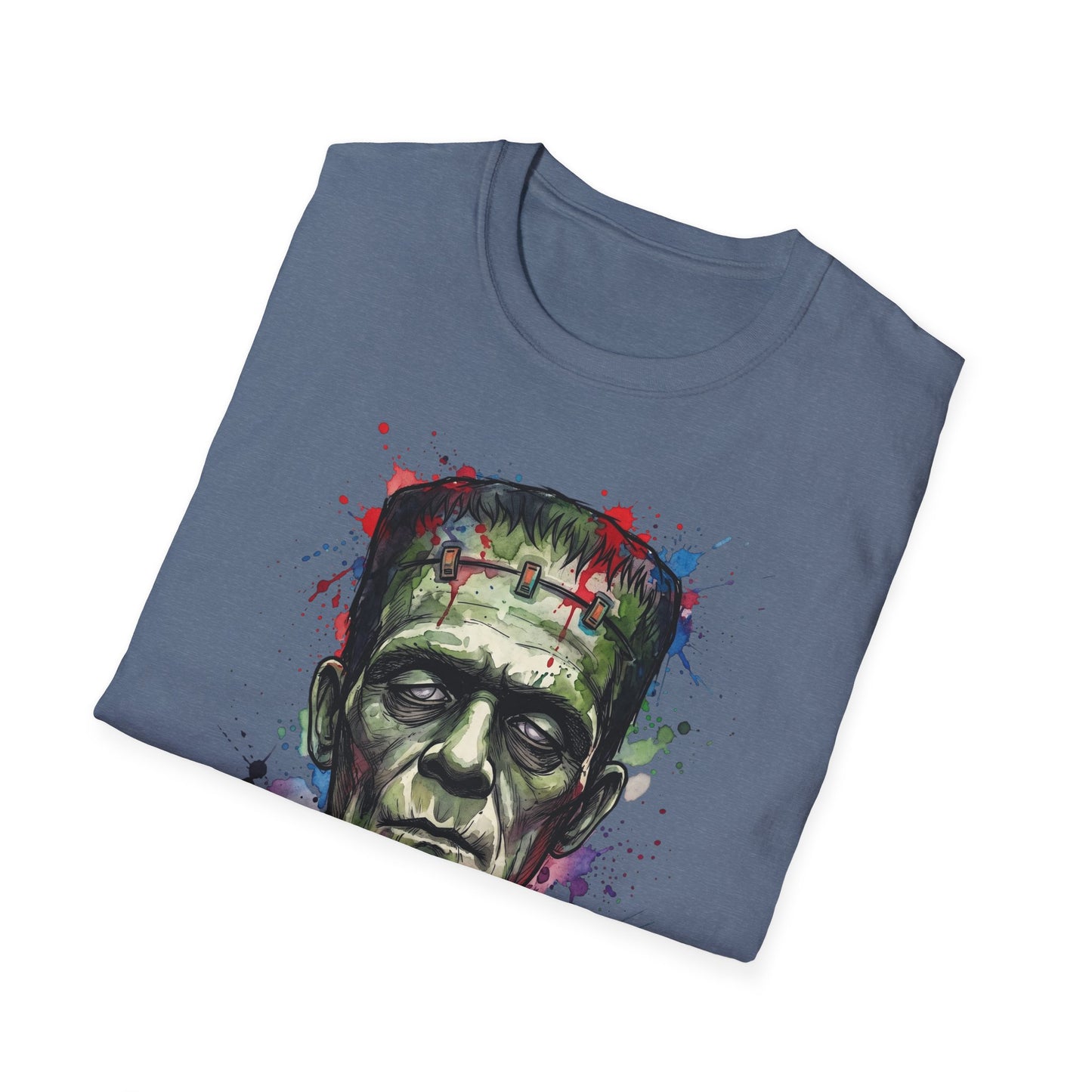 Frankenstein Watercolor Portrait T-Shirt