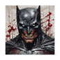 Horror Comic Fine Art Poster Print — Grinning Dark Knight Portrait
