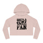 Cropped Hooded Sweatshirt - She's a C*nt Country Music Fan