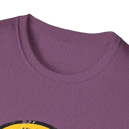 Smokin' Cool Emoji T-Shirt — Retro Grinning Face with Sunglasses & Cigar