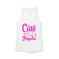 Women's Ideal "Cute Bu Psycho" Racerback Tank