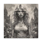 Zombie Swift Matte Canvas Wall Art — Gothic Horror Stretched Canvas