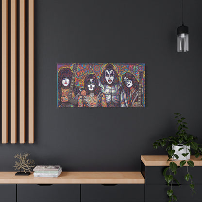 Hottest Band in the Land Abstract Canvas Wall Art — Matte Stretched 1.25"