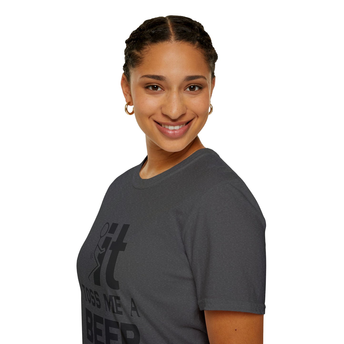 Funny 'Toss Me a Beer' T-Shirt – Beer Toss Party Tee