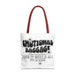 Tote Bag — "Emotional Baggage" Funny Quote Tote with Daisy Vibe