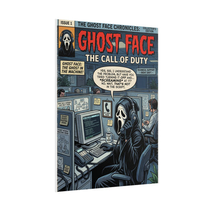 Ghost Face: The Call of Duty Comic Poster — Rolled Horror Movie Art Print