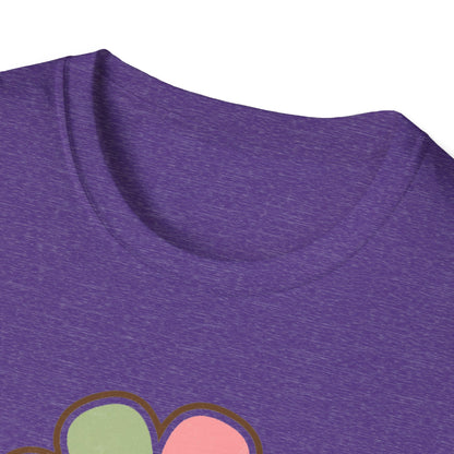 Cool Moms Club T-Shirt — Retro Floral Smiley Tee for Trendy Moms