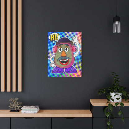 Mr. Head Abstract Canvas Wall Art Print — Matte Stretched Canvas