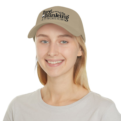 Baseball Cap — "Day Drinking My Favorite Hobby" Wine Lover Hat